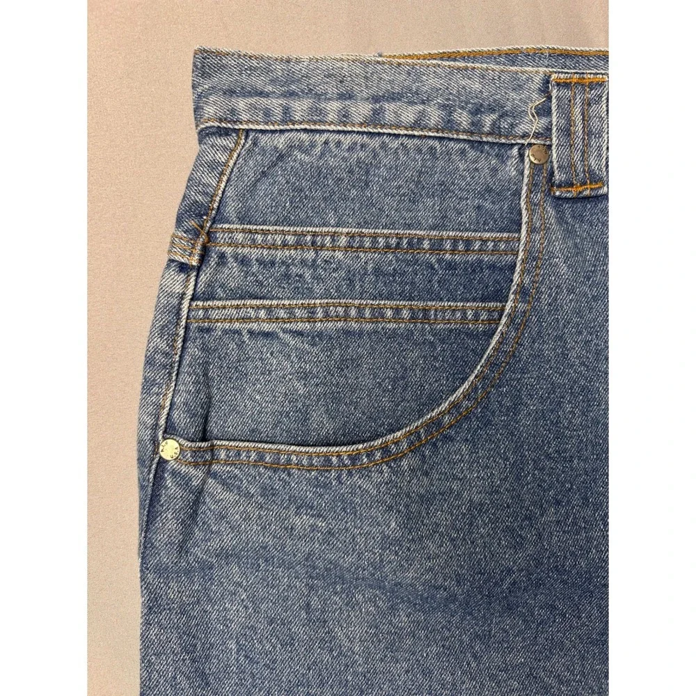 VTG h.i.d. jean Carpenter Jeans Mens 48 x 30 Light Wash Denim High Intensity NEW